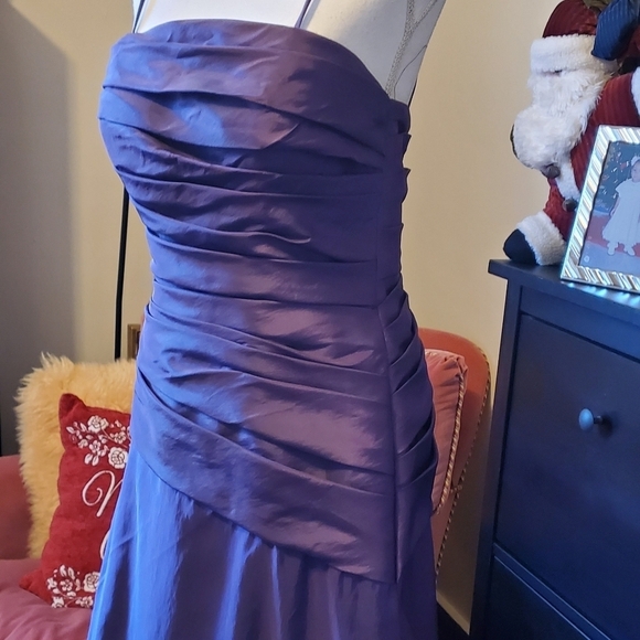 Water and waters women long purple Night dress Size 10 - Picture 3 of 11